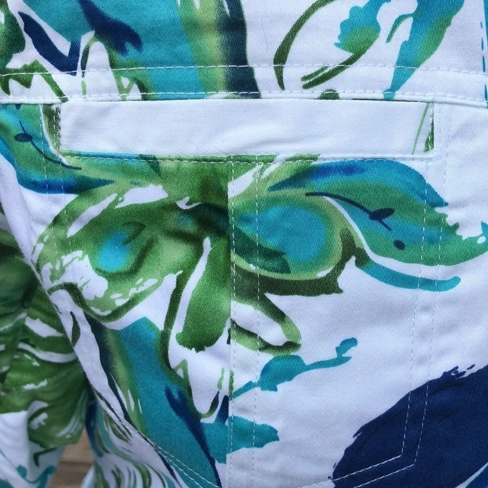 Coldwater‎ Creek Snap-up Water Color Print Jacket - Picture 6 of 12
